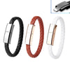XJ-73 20cm USB to 8 Pin Bracelet Charging Data Cable(White)