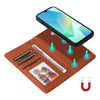For Samsung Galaxy A16 5G BETOPNICE BN-005 2 in 1 Detachable Imitate Genuine Leather Phone Case(Brown)