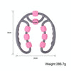 Eight Round Yoga Training Roller Ring-Shaped Leg Massager(Pink)