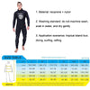 SLINX Thickened Long-sleeved Split Wetsuit With Headgear, Size: S(Pants)