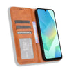 For Samsung Galaxy A16 5G Magnetic Buckle Retro Texture Leather Phone Case(Brown)