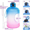 TT-T585 1 Gallon / 3.78L Sports Kettle Large Capacity Gradient Color Plastic Space Bottle, Colour: Pink
