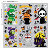 2 Sets SQ629 Halloween Electrostatic Window Stickers Party Decoration Glass Window Wall Double-Sided Stickers, Specification: Halloween Ghost