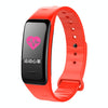 CHIGU C1Plus Fitness Tracker 0.96 inch IPS Screen Smartband Bracelet, IP67 Waterproof, Support Sports Mode / Blood Pressure / Sleep Monitor / Heart Rate Monitor / Fatigue Monitor / Sedentary Reminder (Red)