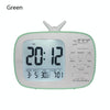G179 Retro TV Alarm Clock Student Dormitory Bed Electronic Clock(Green English Version)