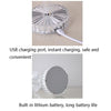 USB Charging Touch Diamond Crystal Table Lamp, Specification: USB Charging(Tri-tone Light)(Transparent)