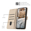 For vivo V40 / V40 Pro / T3 Ultra Embossed Kitten Phone Leather Case with Lanyard(Beige)