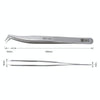 BEST BST-6A   Practical Stainless Steel Eyelash Extension Tweezers