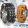 For 175~265cm Snow Emergency Snow Chains For Car SUV General Tires(Black 8764B)