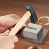 Handmade DIY Square Hammer Gold And Silver Jewelry Texture Hammer, Model: No.15