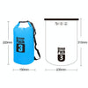 Outdoor Waterproof Single Shoulder Bag Dry Sack PVC Barrel Bag, Capacity: 3L (Sky Blue)