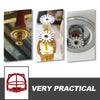 Red 6-Point Fire Sprinkler Guard Cover - Alloy