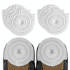 2 Pairs Sole Wear-Resistant Rubber Cuttable Sports Anti-Slip Sticker, Size: No.4 44 Yards(White)