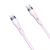 Nillkin 2.4A USB-C/Type-C to 8 Pin Silicone Data Cable, Length: 1.2m(Purple)