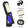PR5W-1 5W COB+1W F8 IP43 Waterproof White Light LED Torch Work Light , 400 LM Multi-function USB Charging Portable Emergency Work Stand Light with Magnetic & 360 Degrees Swivel Hook(Blue)