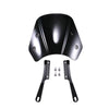 5-7 Inch Retro Motorcycle Windshield Universal Modified Windshield(Black)