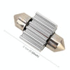 10 PCS 31mm DC12V / 2W / 7000K / 80LM 4LEDs SMD-5050 Car Reading Lamp(White Light)