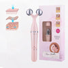 3 In 1 Portable Electric Eye Massager Double Chin Face Lift Body Neck Massage Roller 3D Facial Massage Machine(Pink)