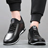 Men Spring Shoes Inner Height Increase Casual Sneakers, Size: 45(Black 8cm)
