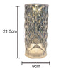 RGB Crystal Rose Atmosphere Table Lamp Bedroom Touch LED Decorative Night Light, Style: Remote Control Model