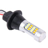 2 PCS T20/7440 10W 1000 LM 6000K White + Yellow Light DRL&Turn Light with 42 SMD-2835-LED LampDC 12-24V