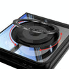 For Samsung Galaxy Z Flip6 360 Holder MagSafe Acrylic Hybrid TPU Phone Case(Black)