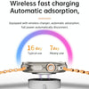 WS-E9 Ultra 2.2 inch IP67 Waterproof Metal Buckle Ocean Silicone Band Smart Watch, Support Heart Rate / NFC(Black)