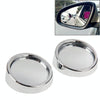 2 PCS SY-022 Car Vehicle Mirror Blind Spot Rear View Small Round Mirror, Diameter: about 5.6cm(Silver)
