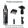 BD-9400 Multifunctional Electric Nose Hair Device Set(Black)