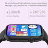 Q28 Pro 1.8 inch Screen Smart Watch, 64Mb+128Mb, Support Heart Rate Monitoring / Bluetooth Calling / Blood Oxygen Monitoring(Black)