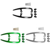 For Kawasaki Z650 2017-2018 Motorcycle Rear Seat Armrest Pull Bow(Green)