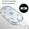 Car Lighting Reading Light LED Touch Sensing Ambient Light, Style:, Color: Pink Purple