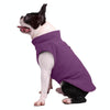 Warm Fleece Dog Coat, Purple, XL - French Bulldog, Pug