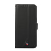 For Samsung Galaxy S23 Ultra 5G ABEEL Delicate Texture Splicing RFID Leather Phone Case(Black)