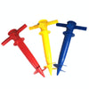 2 PCS Beach Umbrella Base Ground Insert Fitting Plastic PinRandom Color Delivery