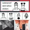 50 PCS Bad Girl Waterproof Dark Tattoo Stickers(CC6376)