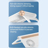 D33  2 Fan Laptop Cooling Bracket Folding Portable Liftable Tablet Bracket(White)