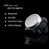 2 PCS HJ-03050LM COB Lamp Bead USB Charging Four-speed Dimming Waterproof Bicycle Headlight + Taillight Set