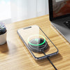 hoco CQ17 15W Ultra Colorful Display Magnetic Wireless Charger(Black)