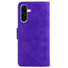 For Samsung Galaxy A36 5G / A56 5G Skin Feel Pure Color Flip Leather Phone Case(Purple)