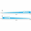 2 PCS/Set D-707 Striped Totem Pattern Car Modified Decorative Sticker(Blue)