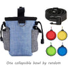 Dog Treat Training Bag with Bowl & Poo Bag Dispenser
