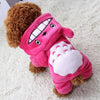 Pink Coral Fleece Dog Coat 2XL - Warm & Cosy