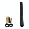 5 PCS Aluminum Alloy Carbon Brazing Antenna Car Decoration Beautiful Antenna Car Roof Antenna Modification(Black)