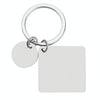 Personalized Calendar Keychain Hand Carved Calendar Keyring Stainless Steel Brelok(Rose Gold)