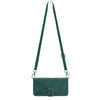 For Alcatel 1S / 3L 2021 Crossbody 3D Embossed Flip Leather Phone Case(Dark Green)
