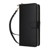 For Samsung Galaxy A06 Nine-card Slots Zipper Wallet Bag Leather Phone Case(Black)