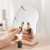 Irregular Acrylic Mirror With Wooden Base Photo Props(Water Drip)