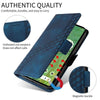 For Samsung Galaxy A36 5G / A56 5G Embossed Rhombus Starry Leather Phone Case(Blue)