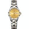 BINBOND B5552 Luminous Multifunctional Business Calendar Quartz Watch(Female-Inter-gold-Gold)